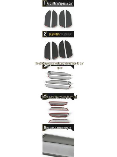 22 ID.6X Car Door Bowl Anti-Scratch Covers: Bright, Decorative Stickers & Accessories