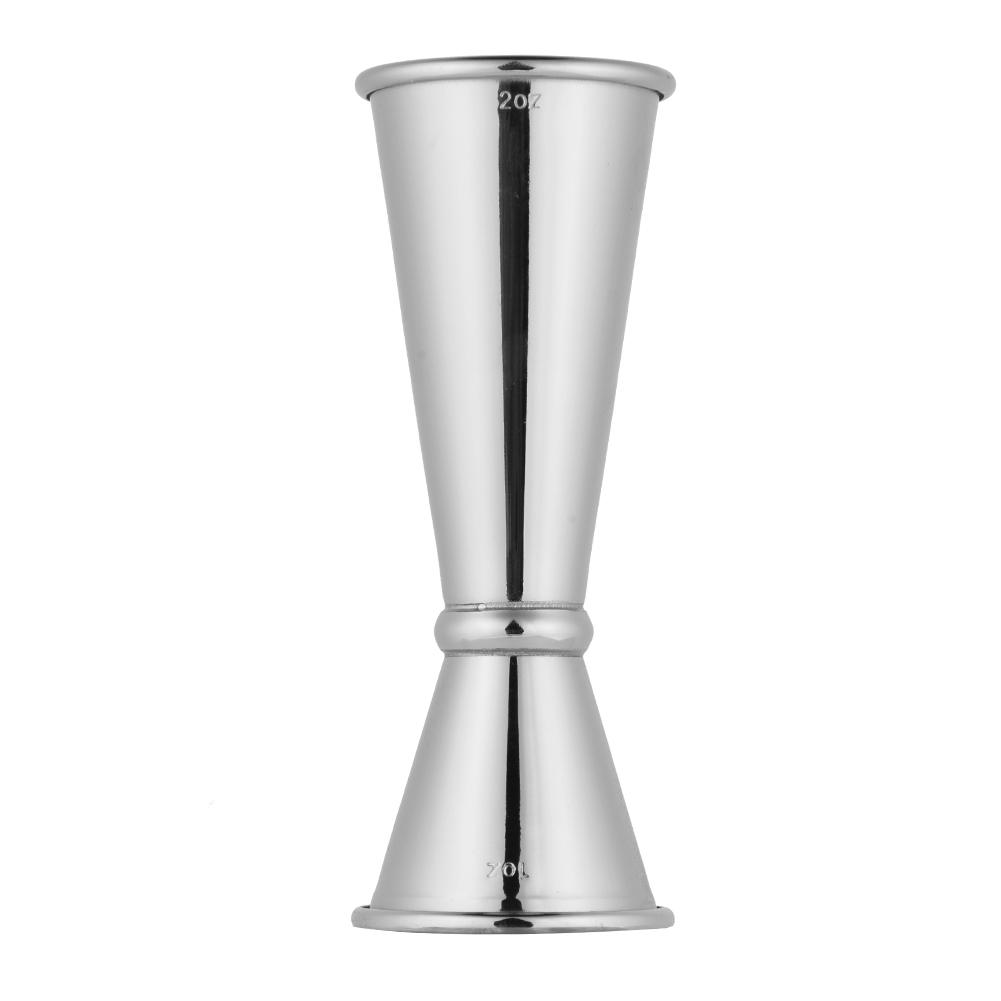 304 Stainless Steel Bar Wine Cocktail Shaker Double Jigger Bartending Measuring Tool