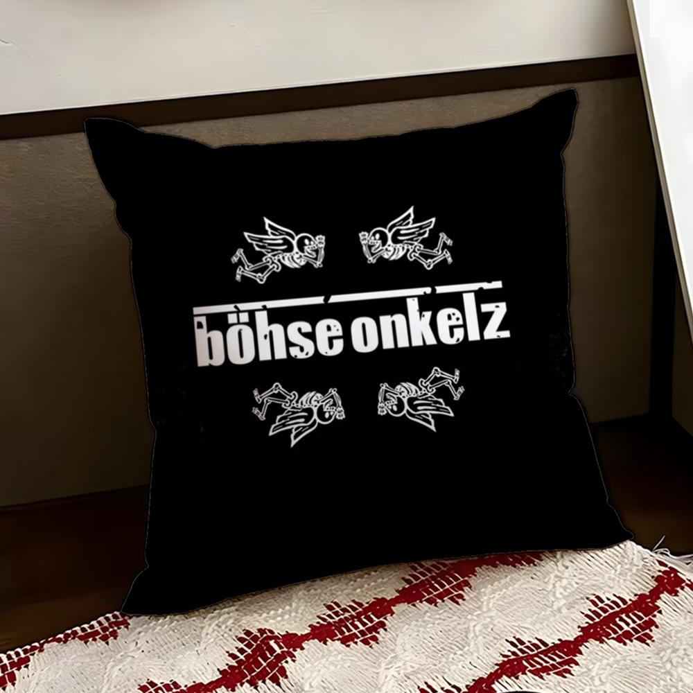 BBohse OOnkelz Cushion Cover Reversible Soft Durable Pillow Cover Home Car MultiScene Use for Daily Comfort