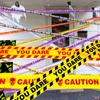 236in/600cm Halloween Warning Tape Signs Halloween Props Danger Warning Line Isolation Belt Sign Home Garden Halloween Decoration