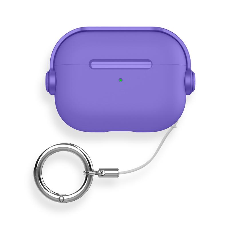 Чехол для AirPods Pro 2 с ремешком и замком на голове — подходит для AirPods 4