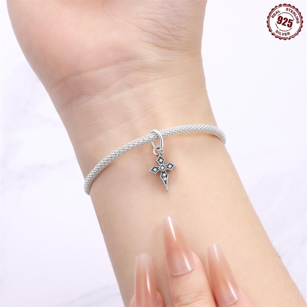 Медь Синяя Звезда Луна Солнце Вселенная Компас Шармы Бусины Подвеска Для Оригинального Браслета Женщина Девушка Ювелирные Изделия