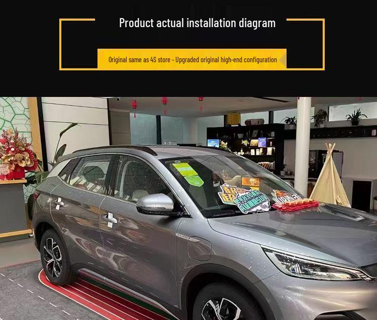 Багажник на крышу BYD Yuan UP: Алюминиевый сплав, Оригинальный стиль, Совместимо с путешествиями и багажом, Модификация Yuan PLUS.