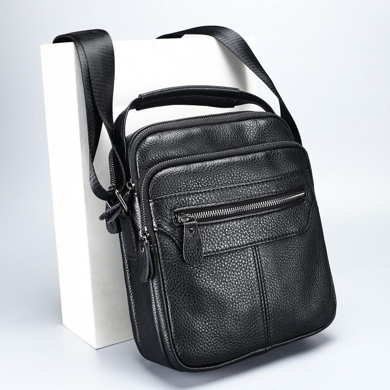 Мужская сумка через плечо из натуральной кожи, кожаная сумка через плечо из натуральной кожи, мужской небольшой рюкзак из мягкой кожи