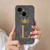 Чехол-имя для Tecno Spark Go 1 Персонализированные буквы Мягкая задняя крышка Защита камеры Высококачественный бампер для Tecno Spark Go1