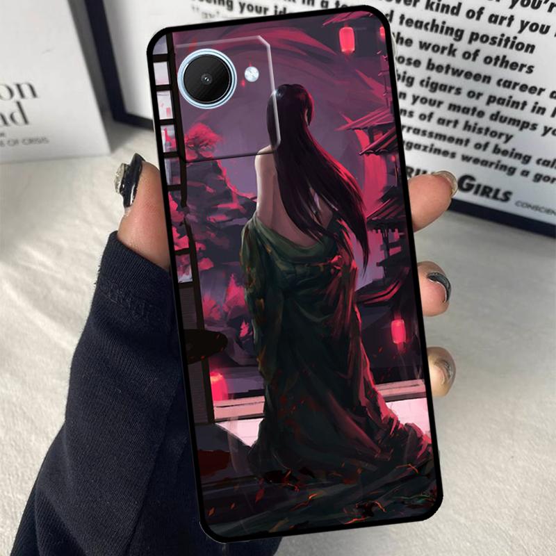 Чехол Samurai Warrior Geisha для Realme 15 14 10 11 12 13 Pro Plus C65 C67 C71 C63 C61 C55 C51 C53 C75 GT6 GT7 Pro