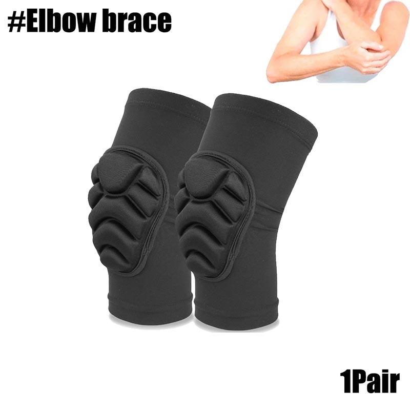 1 пара толстых губчатых наколенников, налокотников, наколенников для защиты от ударов, футбола, волейбола, для детей, молодежи