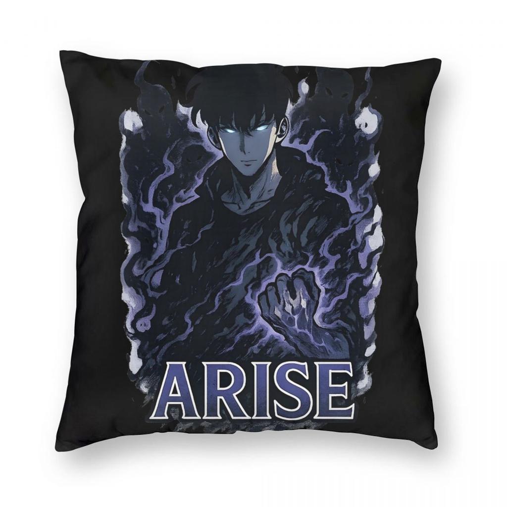 Solo Leveling Shadow Master Pillowcase Soft Polyester Cushion Cover Decoration Pillow Case Cover Home Zipper 45*45cm