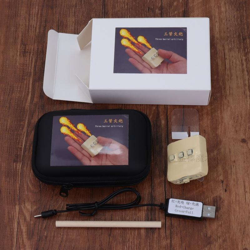 Трехствольная пушка: Стреляет Огненными Шарами и Пламенем Крутой Магический Реквизит