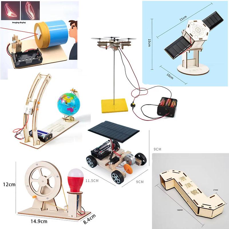 Детские DIY Научные Игрушки Образовательный Набор для Научных Экспериментов Модель Физика STEM Проекты Игры-головоломки Школьные Лабораторные Принадлежности Подарки