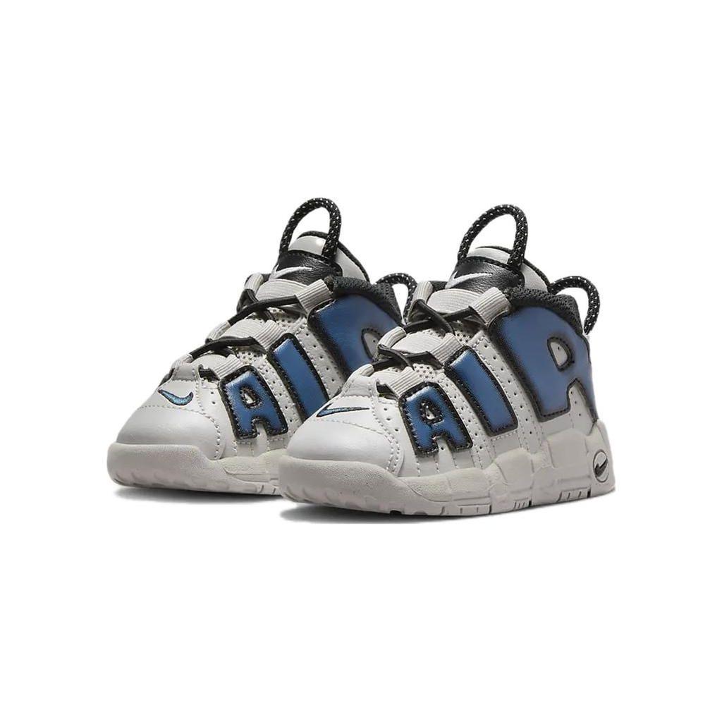 Nike Air More Uptempo 96 TD Industrial Blue Детские кроссовки Серые Light-Iron-Ore Iron-Grey FJ1388-001