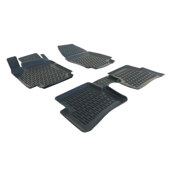 SCOUTT Tapis de sol 3D Renault Captur 2014-2019 - Caoutchouc Premium - Résistant à l'eau - Sur mesure