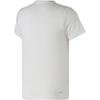 Adidas Мужская футболка с круглым вырезом, приятная к коже, повседневная, спортивная, с коротким рукавом, топы, белая DU6307