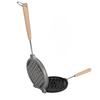 Nonstick Waffle Maker Pan Dual Sided Non Stick with Removable Handle Mini Waffle Maker for Waffles