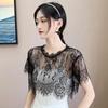 Women Scarf Lace Lace Shawl White Black Blouse Shoulders Scarf Fake Collar Cape Spring Autumn