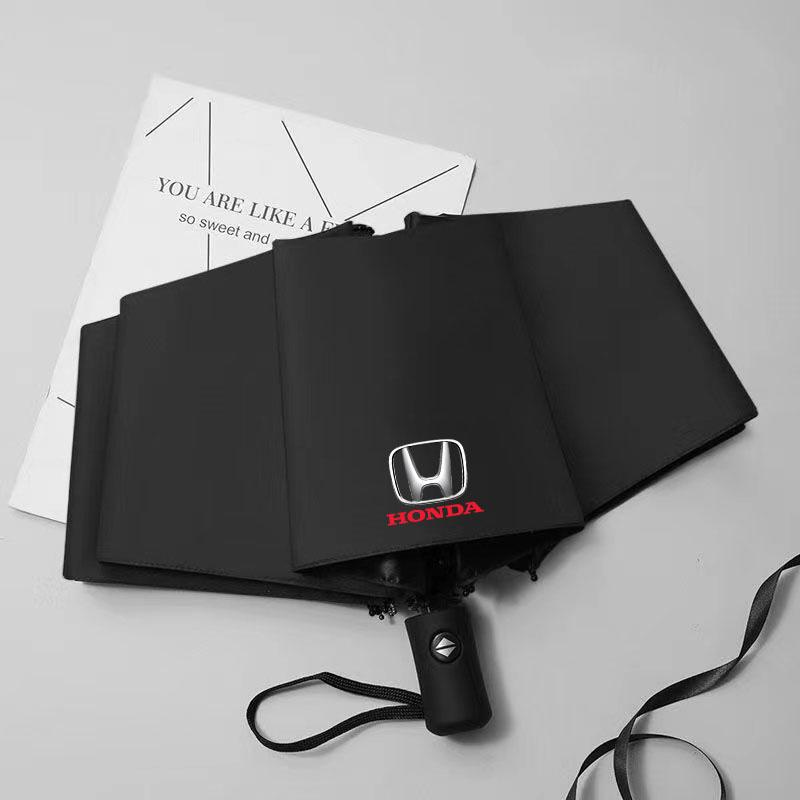 IYXI7 Windproof Double Layer Resistant Umbrella Fully Automatic Rain Umbrella For Honda Fit Civic Accord 7 8 9 10 Pilot City Jazz CRV