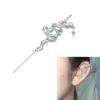 Alloy Dragon Piercing Earrings for Women Showcasing Unique Blend of Modern Chinese Designs and Sweet Cool Styles