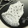 Spring and Summer Pet Lace Cardigan Pet Cat and Dog Clothes Pet Accessories Pets