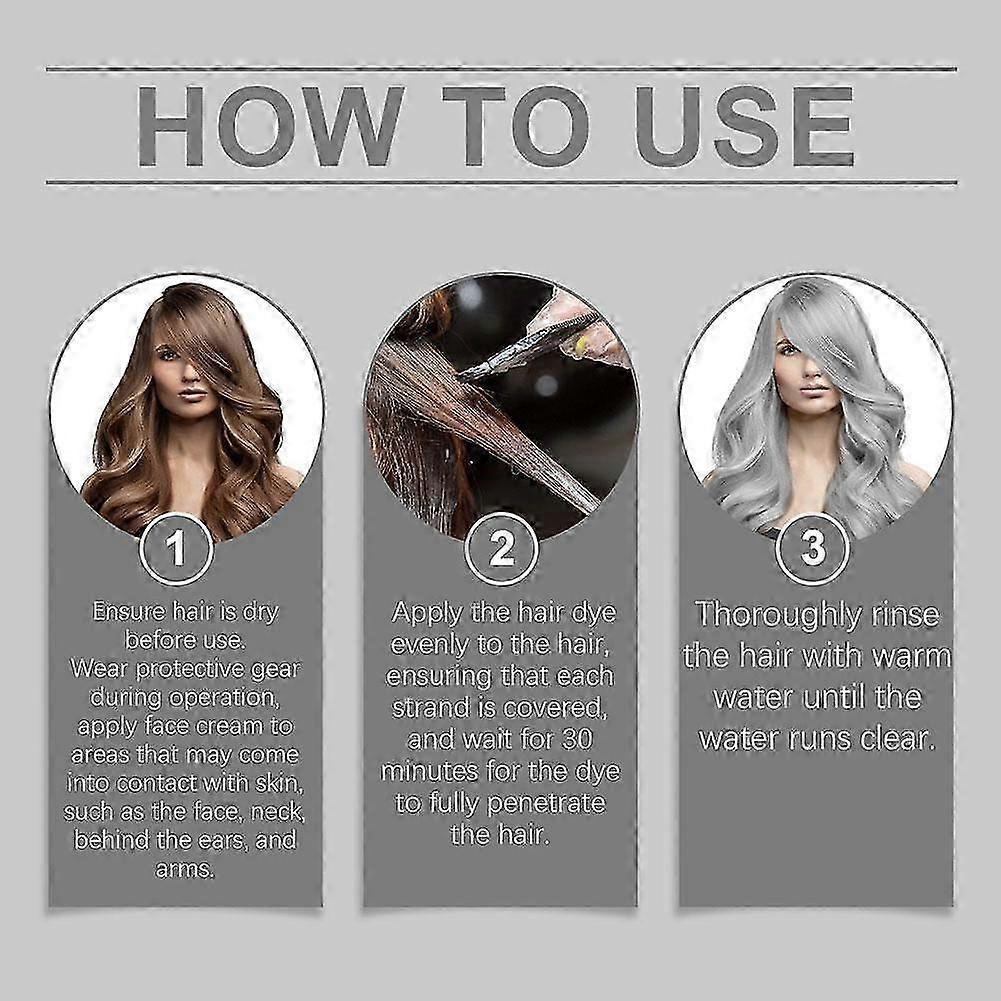 Silver Hair Dye Cream 100g