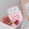 New Matte Couples Love Heart Hard PC Case For Apple Airpods Protective Cover