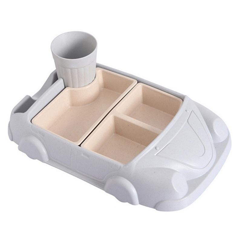 Пищевое бамбуковое волокно, детская посуда, тарелка для еды, коврик для еды, интегрированный дизайн, креативная сетчатая миска, детская посуда с героями мультфильмов