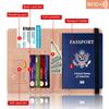 Женские и мужские Rfid винтажные деловые обложки для паспорта держатель многофункциональный ID банковская карта PU кожаный кошелек чехол дорожные аксессуары