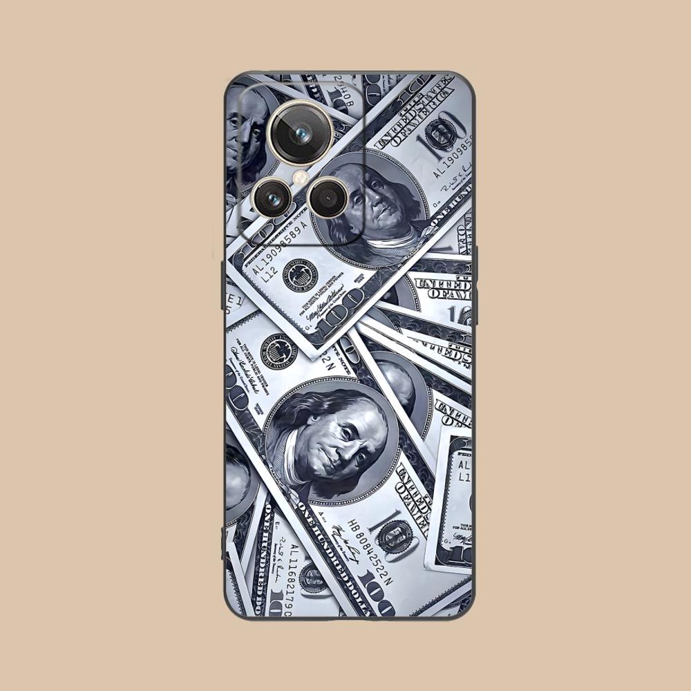 USD Dollar Matte TPU Mobile Phone Case for Realme GT 8 Neo Pro C75 73 71 C67 65 C55 53 C35 31 C20 15 Colorful Cover