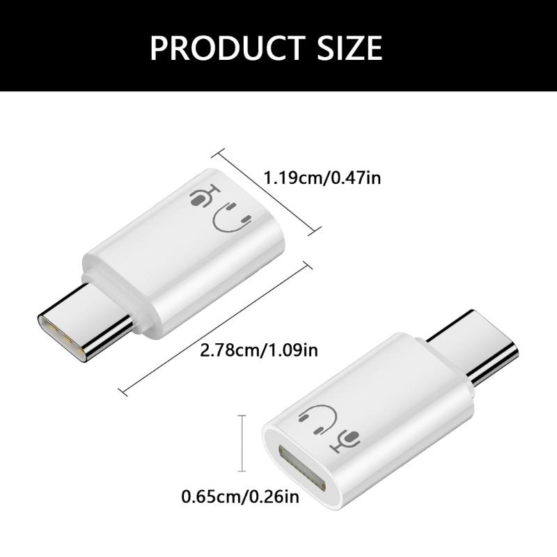 USB-C Конвертеры для Телефона 15 16 Аудиоадаптер для Наушников для Стабильного и Безопасного Подключения для Дома