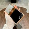 Чехол для Samsung Galaxy Z Flip7 5G с блестящим дизайном, украшенный стразами, жесткий ПК чехол для телефона