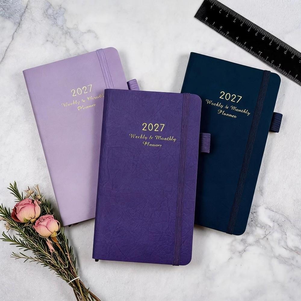 Portable Agenda Planning Notebook A6 Office Work Planner 2027 Schedule Planner Notepad Office Use