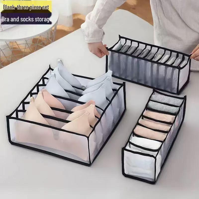 Clothing & Accessories Grid Organizer: Drawer-Type Storage for Jeans, Socks, and Underwear