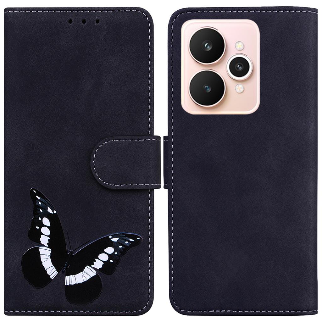 For Realme 15 Pro 5G/15 5G Stand Case PU Leather Phone Cover Butterfly Printed