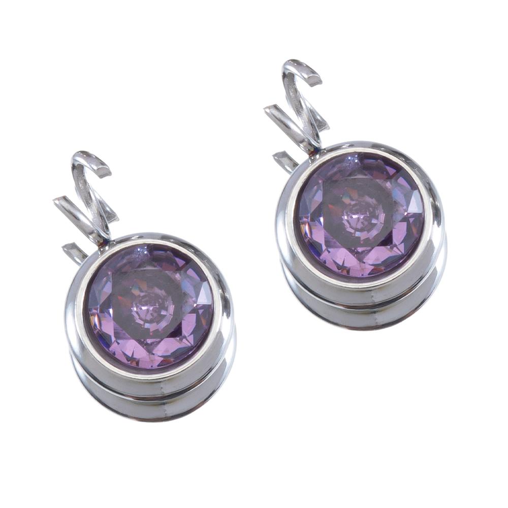10pcs 7mm 20pcs 6mm Stainless Steel Rhinestone Beads Mixed Crystal Charms Pendant for Necklace Bracelet DIY Jewelry Making Charm