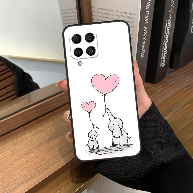 Милый слон для Samsung Galaxy M13 M23 M33 M53 M21 M31 M51 M30s M20 M12 M32 M52 M14 M34 M54 чехол для телефона