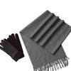 Aisyalan Men's Winter Gloves and Scarf Set