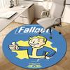 1pc NUKA-BOMBS Fallout1 Design Printed Area Round Carpet for Bedroom Living Room Home Decor Rugs Mat Non Slip Mat Rug for Bedside