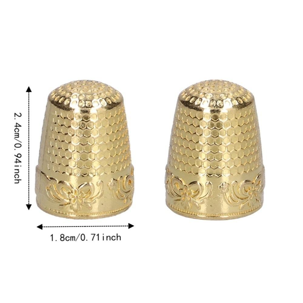 10pcs Metal Sewing Thimbles Abrasion Resistance Hand Sewing Thimbles DIY Sewing Projects