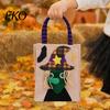 Halloween Gift Bags for Children Trick or Treat Bags, Kids Candy Non Woven Pumpkin Ghost Reusable Tote, Goodie Spooky Party Favor Non-tear
