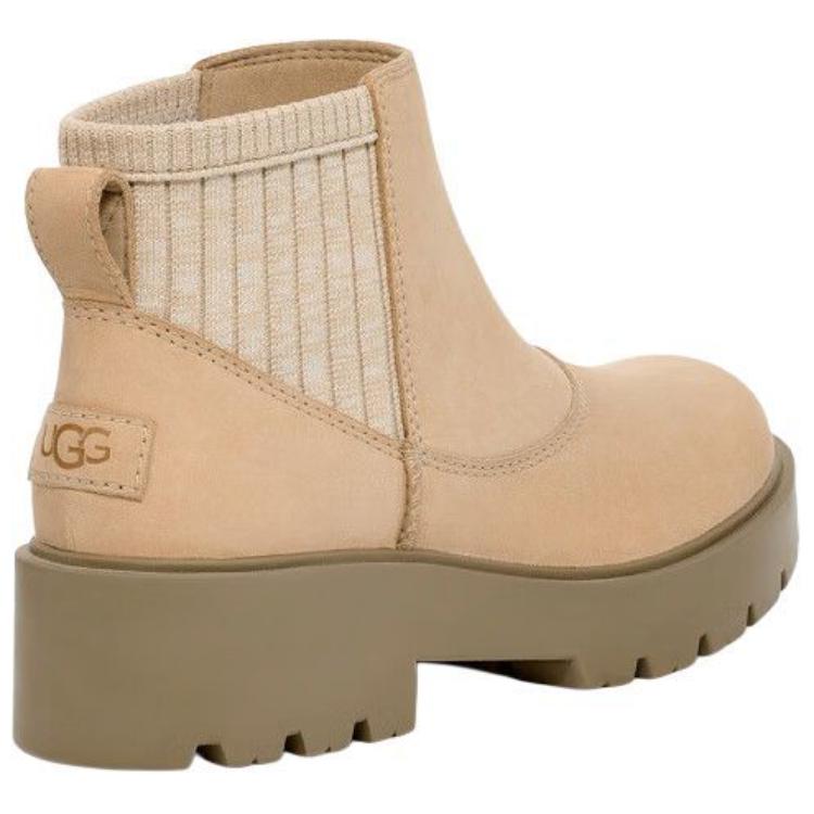 UGG Модные удобные короткие ботинки челси женские ботинки горчичного цвета 1166758-MDSD