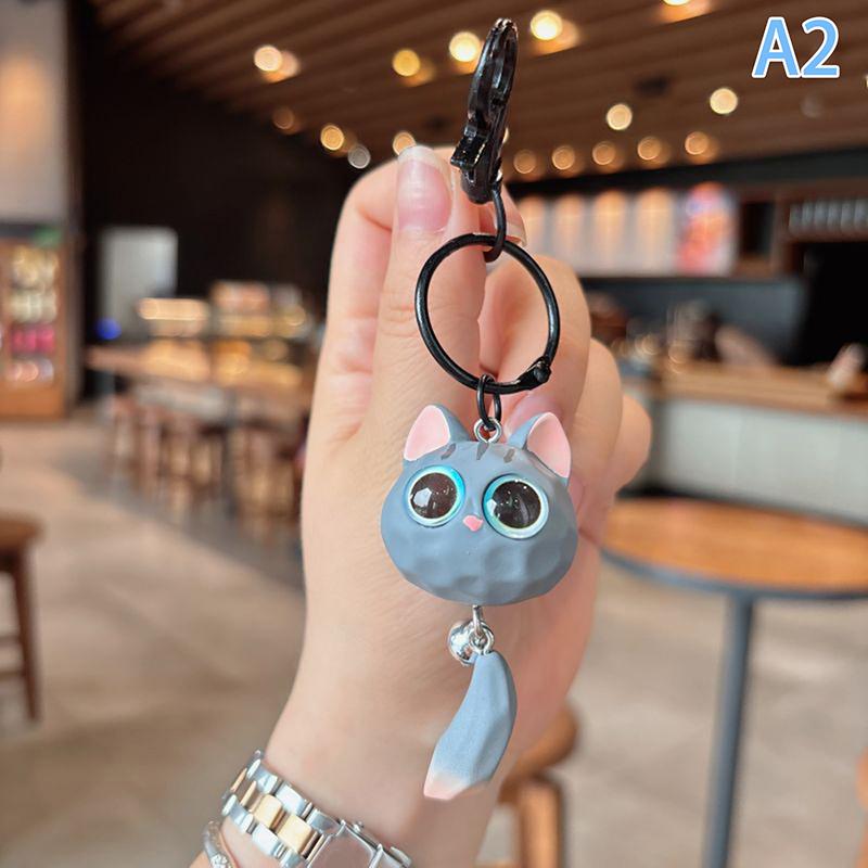 2024New Creativity Cat Keyrings Kawaii Adorable Bag Pendant For Accessories Backpack Phone Wallet Halloween Christmas Gift