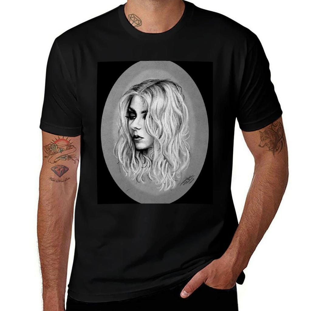 Momsen T-Shirt Vintage Print Crew Neck Tee