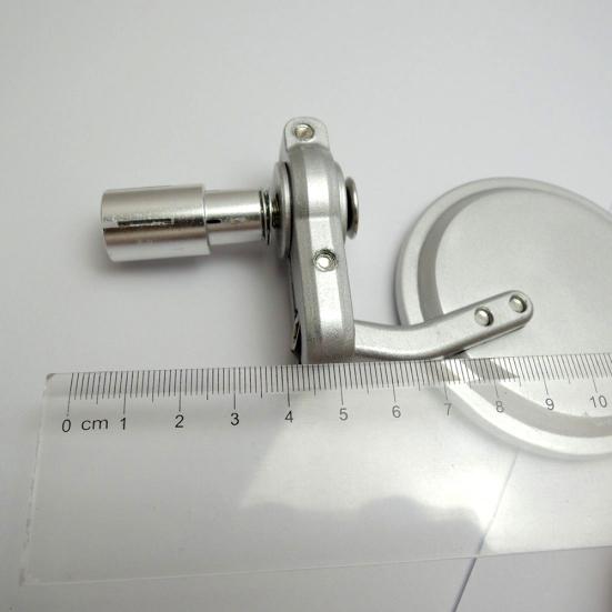 1 Pair 7/8inch Universal Round Handlebar End Motorcycle Rearview Side Mirror