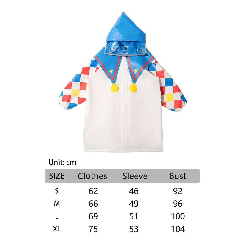 Children's Raincoat Outerwear Portable Rain Jacket for Camping, Travel, Mountaineering, Concerts