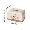 Practical Plastic Bread Tissue Box Adorable with Spring Facial Tissue Holder Decorative Napkin Case Living Room