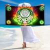 SE Palmeiras Print Beach Towel, Large Soft Quick Dry Towel for Beach Camping Swimming