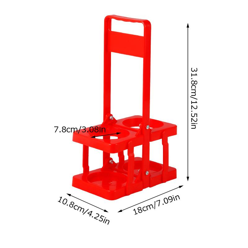 1шт складная винная стойка для напитков пластиковая настольная складная корзина для рук портативный держатель для пива пластиковая рамка на две бутылки