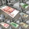 Большой ковер с принтом долларовых купюр США - Креативный напольный коврик с дизайном валюты для гостиной, прихожей, декорация на тему денег