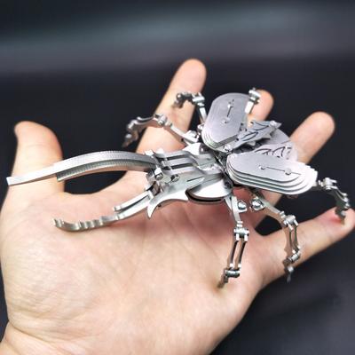 3D головоломка мультфильм жук металлическая модель строительные наборы для взрослых механические животные головоломка DIY сборка игрушка детский подарок