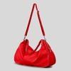 Lightweight Ruffled Soft Nylon Large Capacity Tote Bag Zipper Shoulder Crossbody Bag Women's Backpack