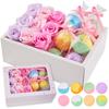 Handmade Bath Bath Gift Box Popular with FDA Ingredients Tested of 17 Bath Bomb Bombs, Salts, Gifts, Surprises, Birthdays, Included, Women, Approved,